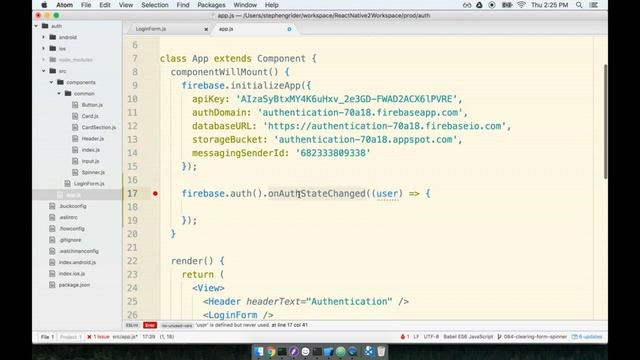 71 - Handling Authentication Events in React Native
