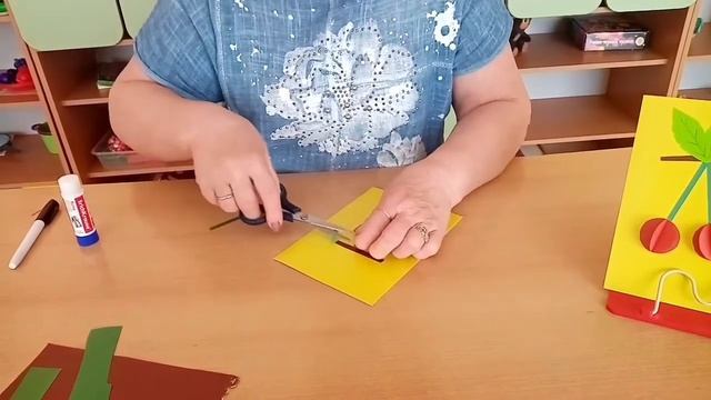 Аппликация «Вишенки»