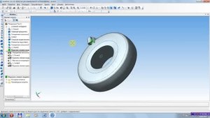 Построение покрышки колеса в Компас-3D v13 Home