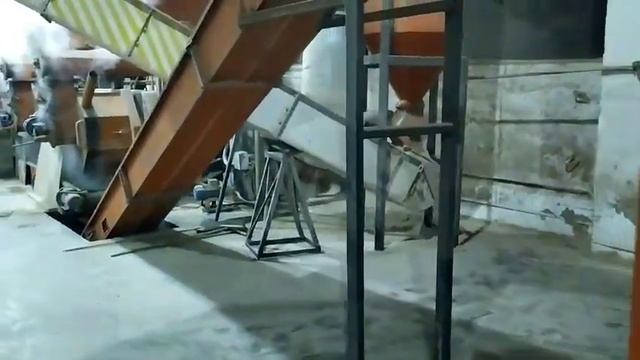 Три гранулятора ГРАЧ-480М в составе линии гранулирования отходов березового шпона
