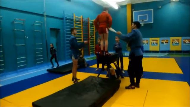 сальто вперед, сальто назад с козла