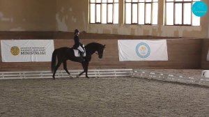Дорофеева Мария и Феррари, командный приз "юноши", Кубок РК по выездке, 14-04-2023.