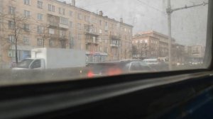 Поездка на троллейбусе ЗИУ-682В-012 (борт 1077) (1989 г.в) маршрут 10 Г. Челябинск