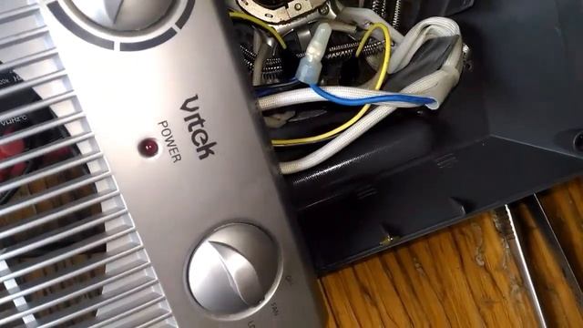 Ремонт тепловентилятора VITEK. смотреть онлайн