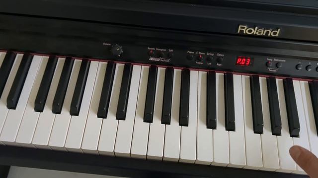 Roland RP201 digital piano in satin black finish stock number 23230 смотреть онлайн