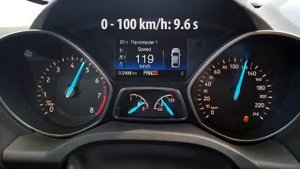 2018 Ford Kuga 1.5 Ecoboost AWD (176hp) acceleration