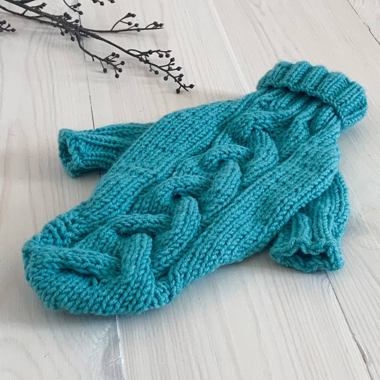 Свитер для собак спицами ч.1