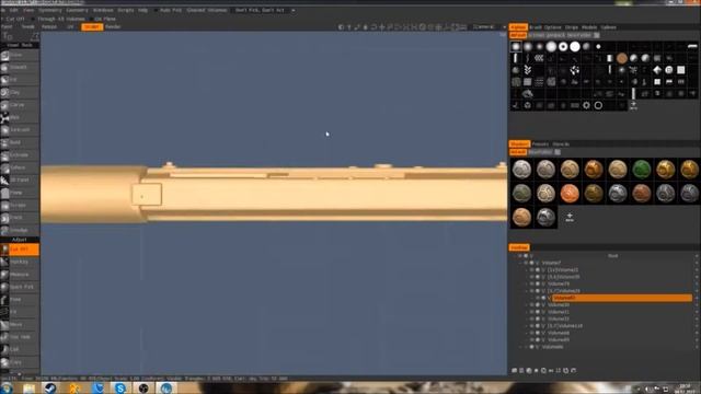 3D coat SIG550 assault rifle modeling timelabse смотреть онлайн