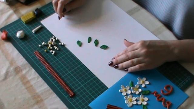 Поделка «Открытка ко Дню Победы». Часть 2. Урок для 2 класса. смотреть онлайн