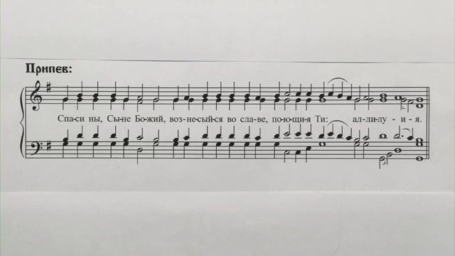 Антифон 2 на Вознесение, первый голос смотреть онлайн