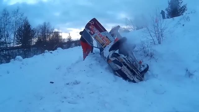 Последствия снежного ралли || FunFailTop 2016 смотреть онлайн