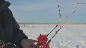 Удочки в сборе с Карбоновыми хлопушками для ловли рипуса и сига Зимняя рыбалка