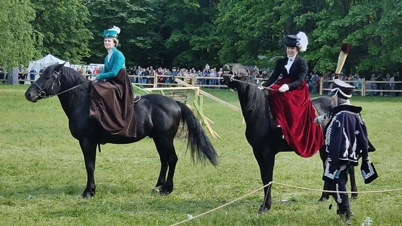 Амазонки, дамская верховая езда. Елена Потапова и Наталья Корнилова.Времена и эпохи, 12.06.2023