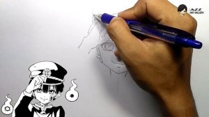 How to draw Hanako kun from Jibaku Shounen Hanako kun