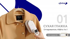 1. Сухая глажка / Отпариватель Afalins 4 в 1