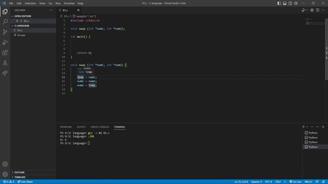 "Pointer and Function in C Language | Pass by Reference Tutorial"