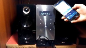 Подключение Bluetooth Wireless audio receiver B7 к LG FB166