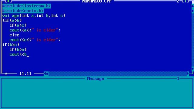 write a program to check elder age in cpp смотреть онлайн