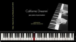 California Dreamin - jazz piano