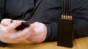 Демонстрация работы подавителя сотовой связи и мобильного интернета «Скорпион 5XL Интернет»