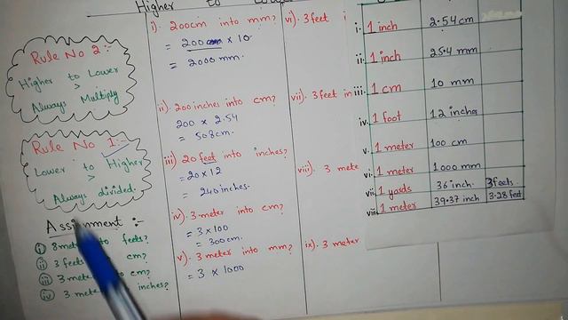 Part 2 : How to convert meter, foot to mm, inches, cm and mm from higher to lower unit conversion? смотреть онлайн
