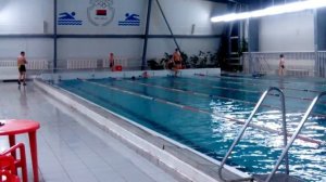 Плавание. 50 метров кролем - 1мин.15сек., 7 лет, тренировка