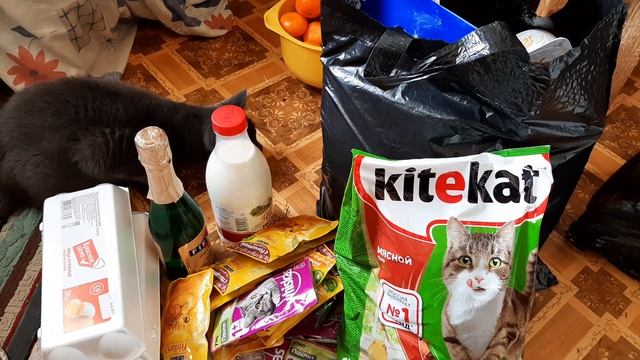 Закупилась в Пятёрочке на 1500 рублей, обзор. смотреть онлайн