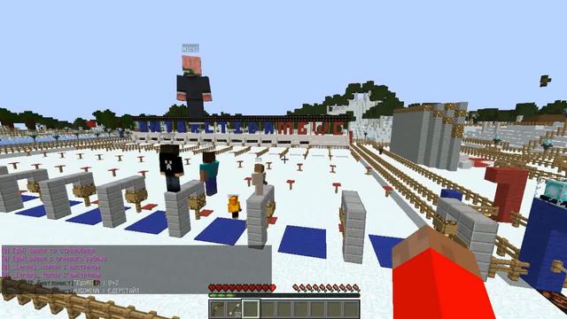 Biathlon Minecraft. Super Mixt. Antarktida(...).Лаги там ближе к концу кстати. смотреть онлайн