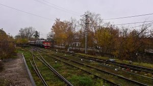 Тепловоз 2М62У-0320 (секции 351А/320Б) с пригородным поездом №6703 Владимир - Тумская (г. Владимир)