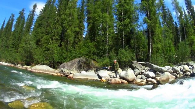 Рыбалка на хариуса в Верховьях Абакана на реке Бедуй смотреть онлайн
