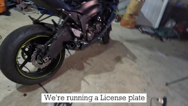 HOW TO install a fender eliminator kit on a 2023 ZX-6R смотреть онлайн