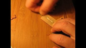Бот "Святой Гавриил". Подготовка пера руля и петель.