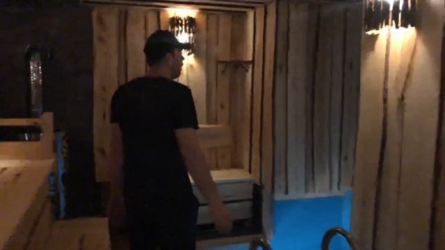 Отделка парной с бассейном в стиле леший . От КубаньПечи.Дагомыс. Семейный СПА Вотчина. смотреть онлайн