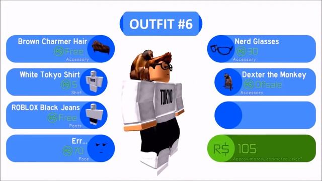 10 AWESOME NORMAL ROBLOX OUTFITS! смотреть онлайн
