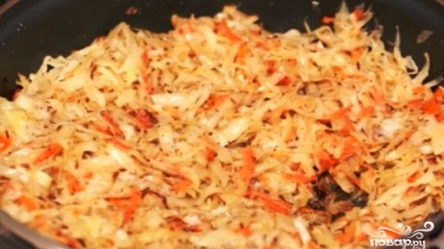 Постные пирожки с капустой