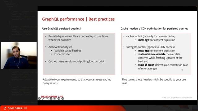 Understand GraphQL API performance options and query optimizations | Adobe Developers Live смотреть онлайн