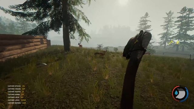 The Forest - How to Throw Spear for Hunting