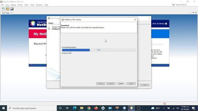 Clase1 JAVA crear un nuevo proyecto en Netbeans 12.5 смотреть онлайн