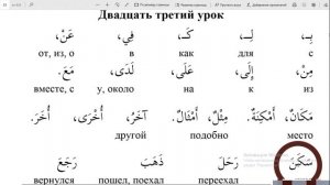 23 урок шифахия