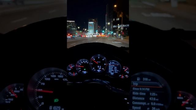 2015 Porsche Cayenne Diesel, night drive in LA #automobile #car #LA