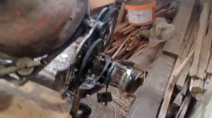 Испытание редуктора бетономешалки