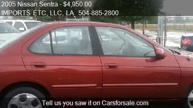 2005 Nissan Sentra 1.8 S for sale in METAIRIE, LA 70006 at t смотреть онлайн
