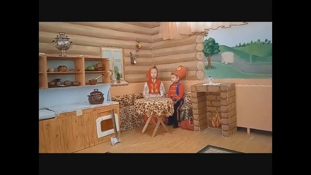 МДОУ "Ясли-сад №381г. Донецка".  Инсценировка русской народной сказки "Каша из топора"