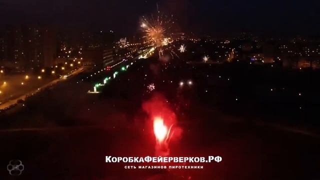 фейерверк СЧАСТЛИВОГО НОВОГО ГОДА 13 залпов смотреть онлайн