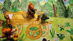 Белка на тележке