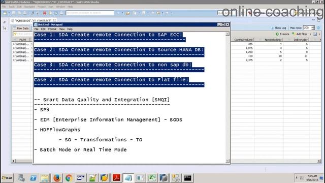 SAP HANA Smart Data Access | Data Virtualization in SAP HANA | Smart Data Quality and Integration смотреть онлайн