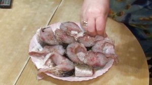 Кефаль жареная в пряной панировке / Grilled mullet in spicy breaded