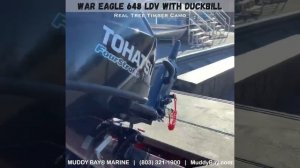 2021 War Eagle 648 LDV Duck Boat in Real Tree® HD Timber Camo