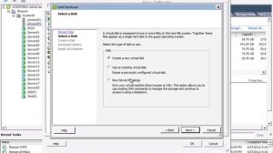 Create a Raw Device Mapping Disk on a Virtual Machine - vSphere 5 Training