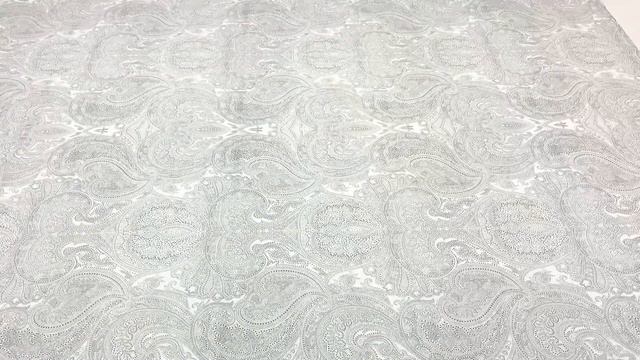 Бязь "Роскошные узоры на белом", ш.2.2м, хлопок-100%, 142гр/м.кв АРТ 9545 смотреть онлайн